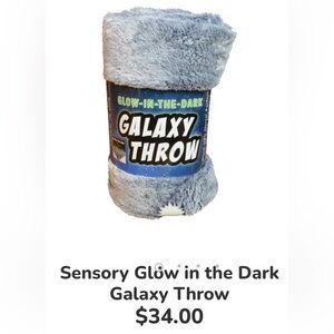 Galaxy Throw! A Glow in the dark Throw